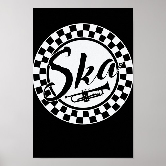 Ska Musik Trompete Swing Jazz Musikstil Poster (Front)