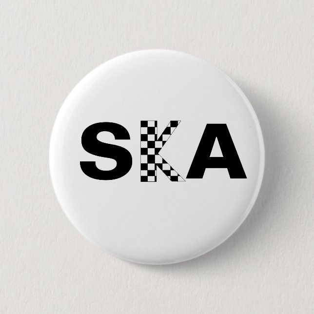 ska pinback button (Front)