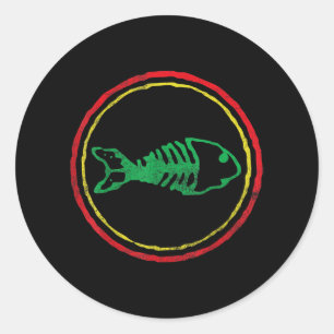 Ska Punk Mens Womens Mothers Fathers Day Classic Round Sticker