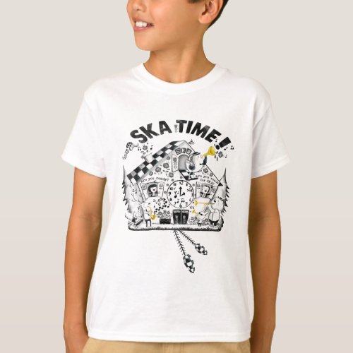 Ska Time Cuckoo Clock T_Shirt