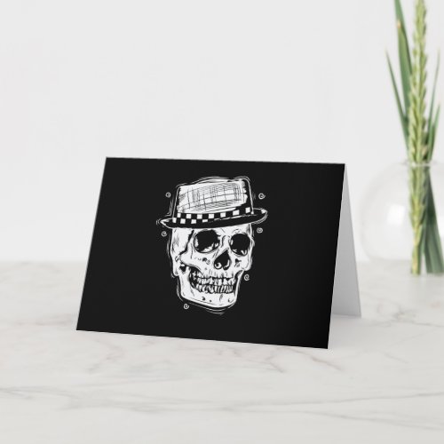 Ska Totenkopf with Hut Jazz music style Card