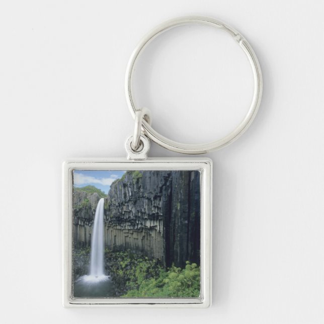 Skaftafell National Park, Svartifoss waterfall, Keychain (Front)