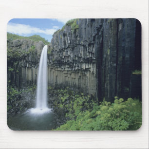 Skaftafell National Park, Svartifoss waterfall, Mouse Pad