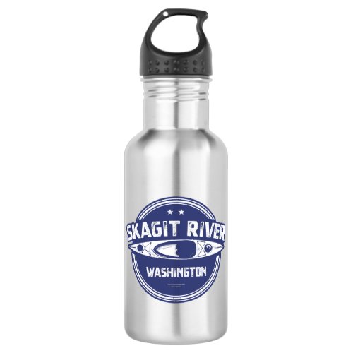 Skagit River Washington Kayaking Stainless Steel Water Bottle