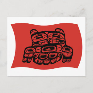 Skagit Tribe Flag Postcard