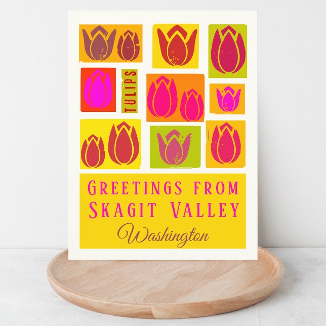 Skagit Valley County Tulip Washington  Postcard (Creator Uploaded)