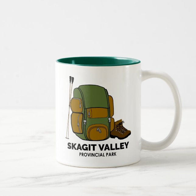 Skagit Valley Provincial Park Backpack Two-Tone Coffee Mug (Right)