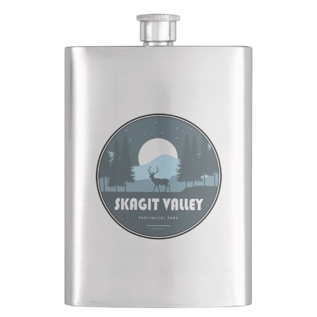 Skagit Valley Provincial Park Deer Flask (Front)
