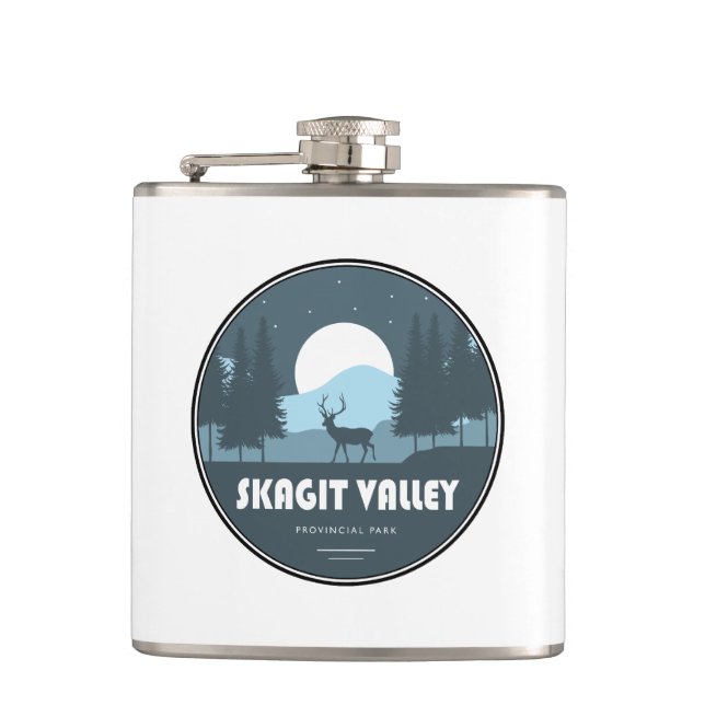 Skagit Valley Provincial Park Deer Flask (Front)