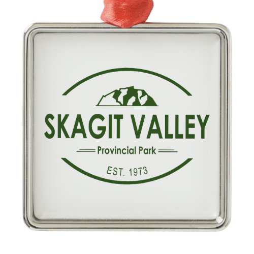 Skagit Valley Provincial Park Metal Ornament