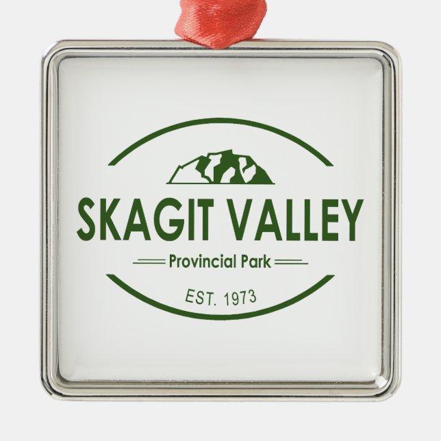 Skagit Valley Provincial Park Metal Ornament (Front)