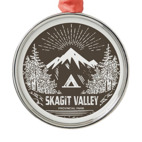 Skagit Valley Provincial Park Metal Ornament