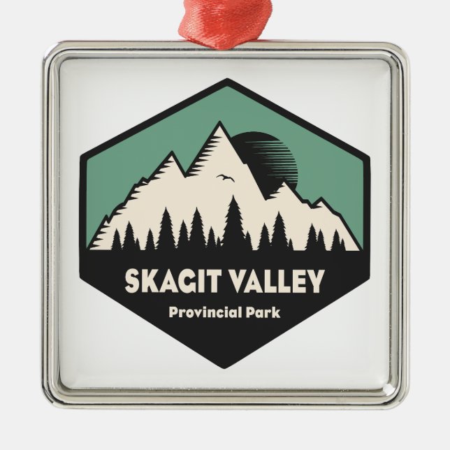 Skagit Valley Provincial Park Metal Ornament (Front)
