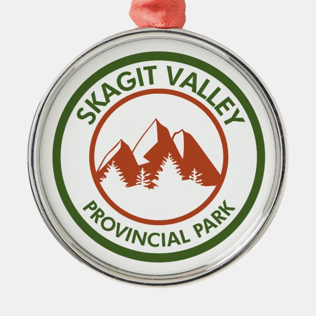 Skagit Valley Provincial Park Metal Ornament (Front)