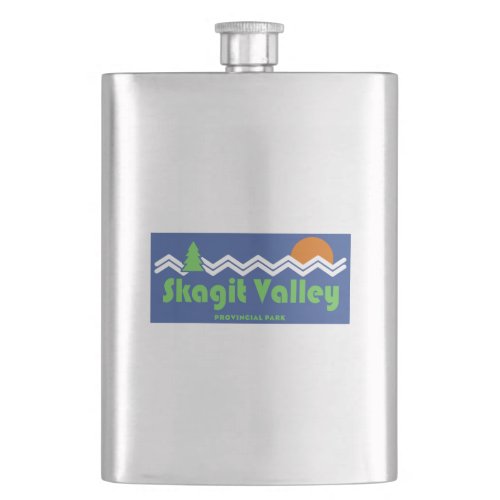 Skagit Valley Provincial Park Retro Flask