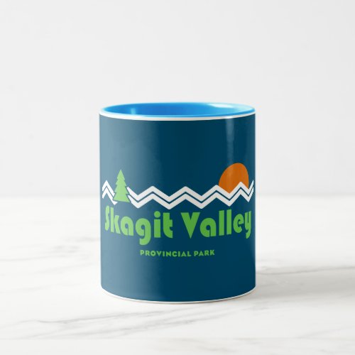 Skagit Valley Provincial Park Retro Two_Tone Coffee Mug