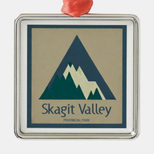 Skagit Valley Provincial Park Rustic Metal Ornament