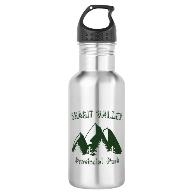 Skagit Valley Provincial Park Stainless Steel Water Bottle (Front)