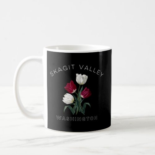 Skagit Valley Tulip With Botanical Flowers Coffee Mug