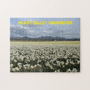 Skagit Valley Washington Daffodil Field Puzzle