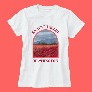 Skagit Valley Washington Tulip Field T Shirts