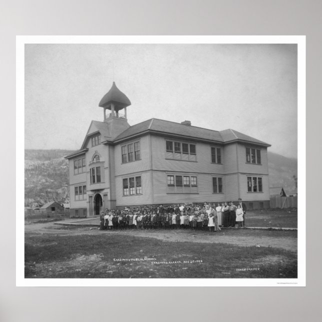 Skagway, Alaska Public School 1906 Poster (Front)