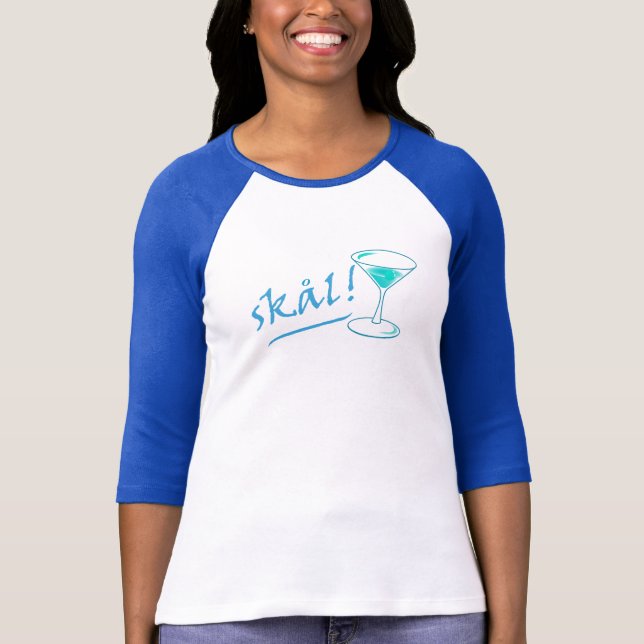 Skal! Scandinavian Drinking Toast T-Shirt (Front)