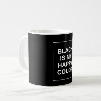 SKAM - BLACK IS MY HAPPY COLOR COFFEE MUG