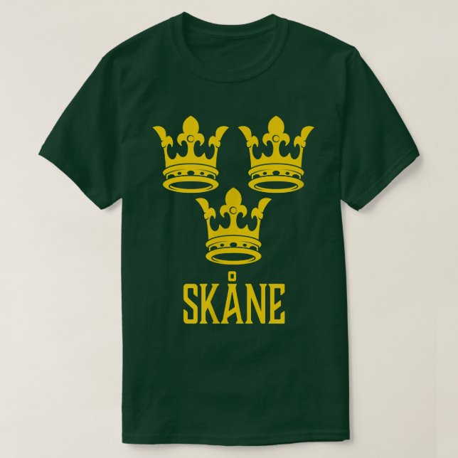 Skane, Sweden - Swedish Sverige  T-Shirt (Design Front)