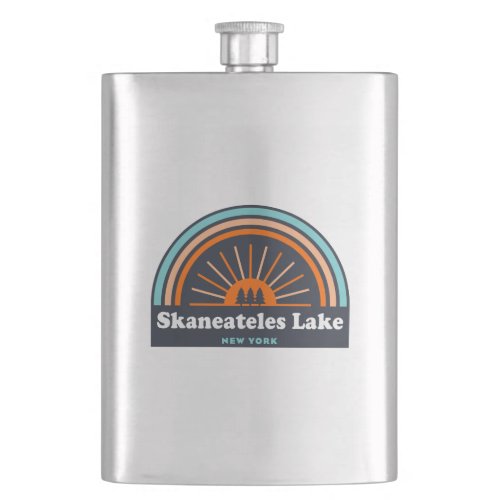 Skaneateles Lake New York Rainbow Flask