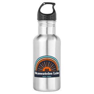 Skaneateles Lake New York Rainbow Stainless Steel Water Bottle