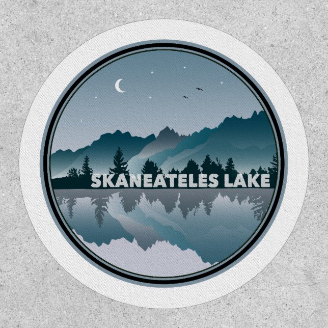Skaneateles Lake New York Reflection Patch (Front)