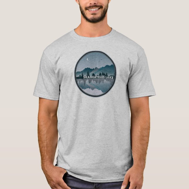 Skaneateles Lake New York Reflection T-Shirt (Front)
