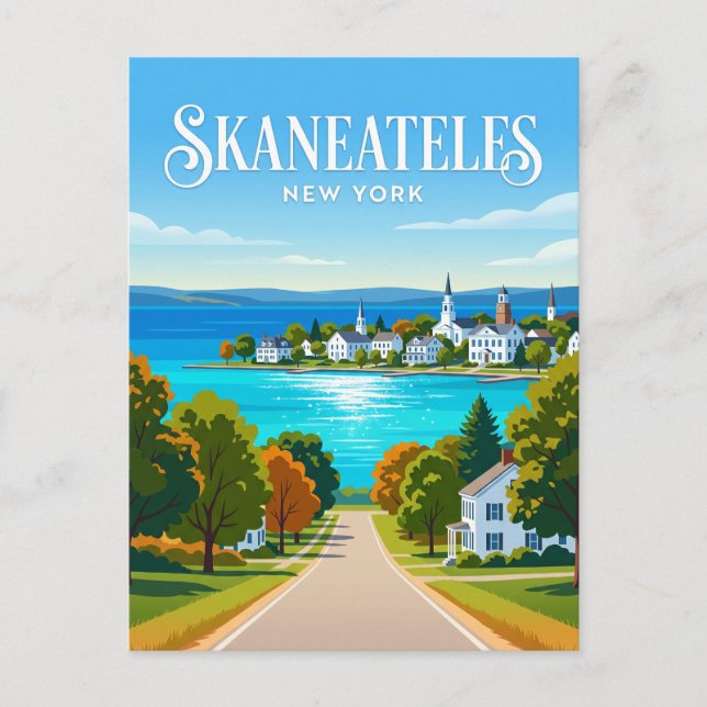 Skaneateles USA Postcard (Front)
