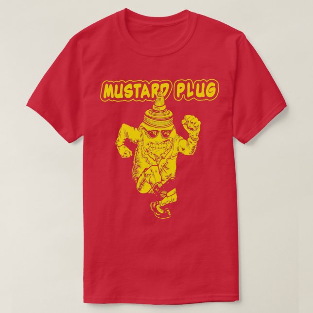 Skankin Plug Mustard Plug T-Shirt (Design Front)
