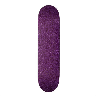 Skate Board Complete Purple Glitter Image