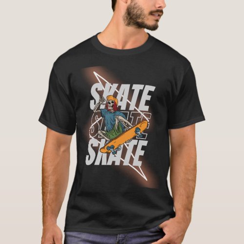 Skate boarding T_Shirt