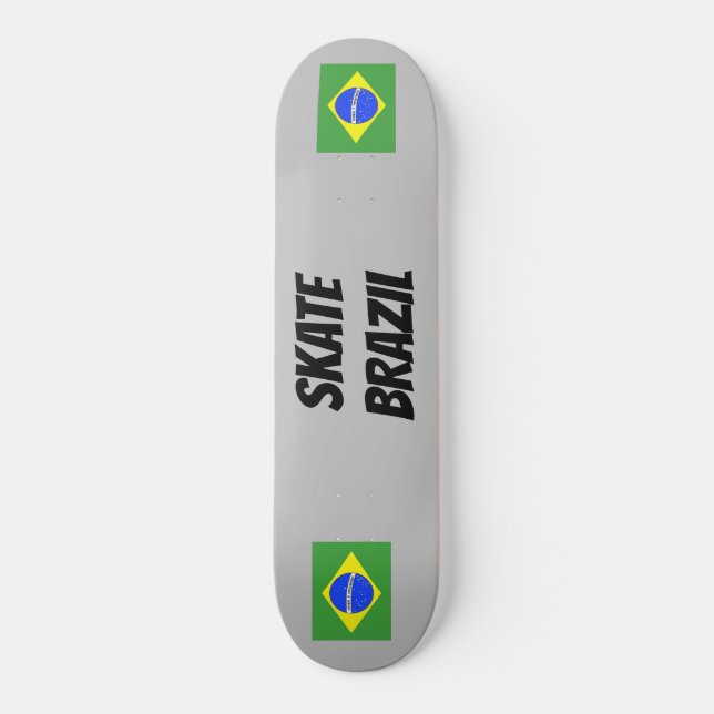 SKATE BRAZIL GREY VERSION SKATEBOARD / JMT (Front)