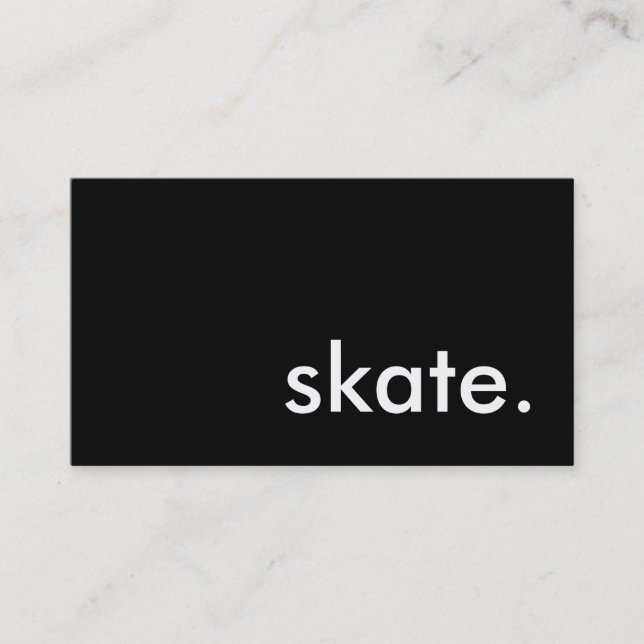 skate. business card (Front)