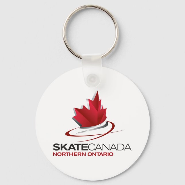 Skate Canada Northern Ontario Logo Keychain (Front)