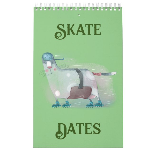 Skate Dates  Calendar (Cover)