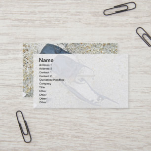 Skate Egg Cases on the Beach Business Card