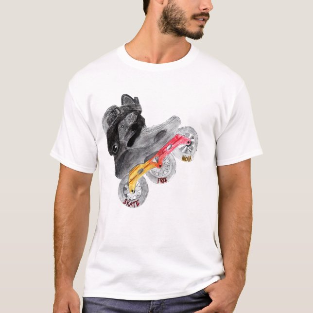 Skate Free Nola Logo T fitted T-Shirt (Front)