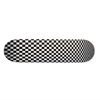Skate Infinity Checkerboard Skateboard by Iverson_Designs at Zazzle