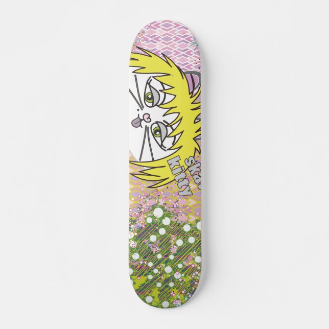 Skate Kitty Hailey Skateboard Deck (Front)