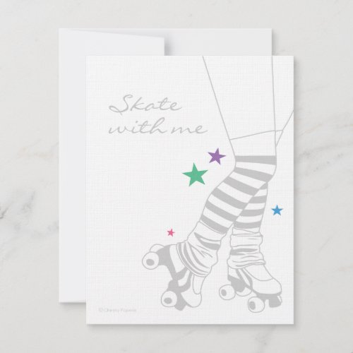 Skate Legs Invitations