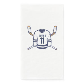 Skate on Over Ice Hockey Paper Napkin