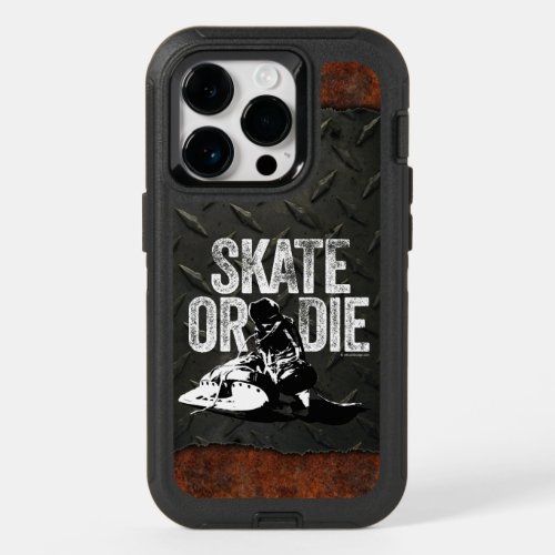 Skate Or Die Hockey OtterBox iPhone 14 Pro Case