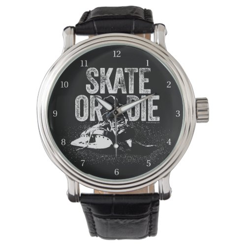 Skate Or Die Hockey Wrist Watch