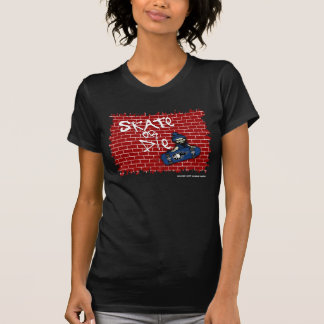 Skate or Die Ladies Twofer Sheer (Fitted) T-Shirt